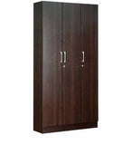 Kenzou Three Door Wardrobe in Wenge Finish by Mintwud